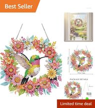 Elegant Hummingbird Hanging Diamond Art Kit - A Unique DIY Craft Experience - $19.75