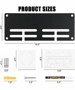 Medal Hanger Display Medal Holder for Wall 8 Motivational Stencis &amp; Mark... - €31,64 EUR