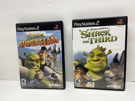 Shrek SuperSlam (Sony PlayStation 2, 2005) &amp; Shrek The Third PS2 - Lot Of 2 - £11.63 GBP