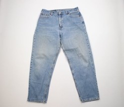 Vintage Y2K 2000 Levis 560 Womens 14 Distressed Loose Fit Straight Leg Jeans USA - £46.42 GBP