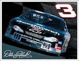 Dale Earnhardt #3 Chevy Goodwrench Metal Tin Sign - £31.42 GBP