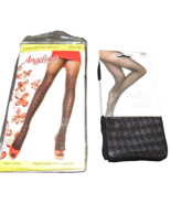 Angelina + Minicci Women&#39;s 2 Pair Bundle Printed Tights and Pantyhose Si... - £19.69 GBP
