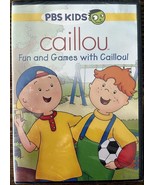 2014 Caillou: Fun &amp; Games With Caillou, DVD, PBS Kids,  Sealed - £7.48 GBP