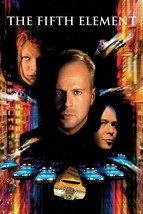 1997 The Fifth Element Movie Poster 11X17 Bruce Willis Mila Jovovich Leeloo  - £9.73 GBP