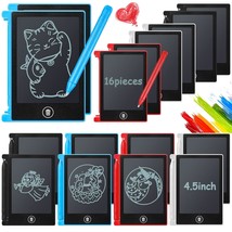 16 Pieces Mini Lcd Writing Tablet 4.5 Inch Electronic Drawing Board For ... - £48.63 GBP