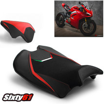 Ducati Panigale V4 Seat Covers 2018-2021 Red Veloce Luimoto Tec-Grip Front Rear - £245.58 GBP