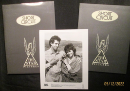 ALLY SHEEDY,STEVE GUTTENBERG *SHORT CIRCUIT) ORIG,1986 MOVIE PRESSKIT - $158.40