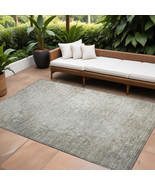 10&#39; X 14&#39; Beige Washable Non Skid Indoor Outdoor Area Rug - $587.49
