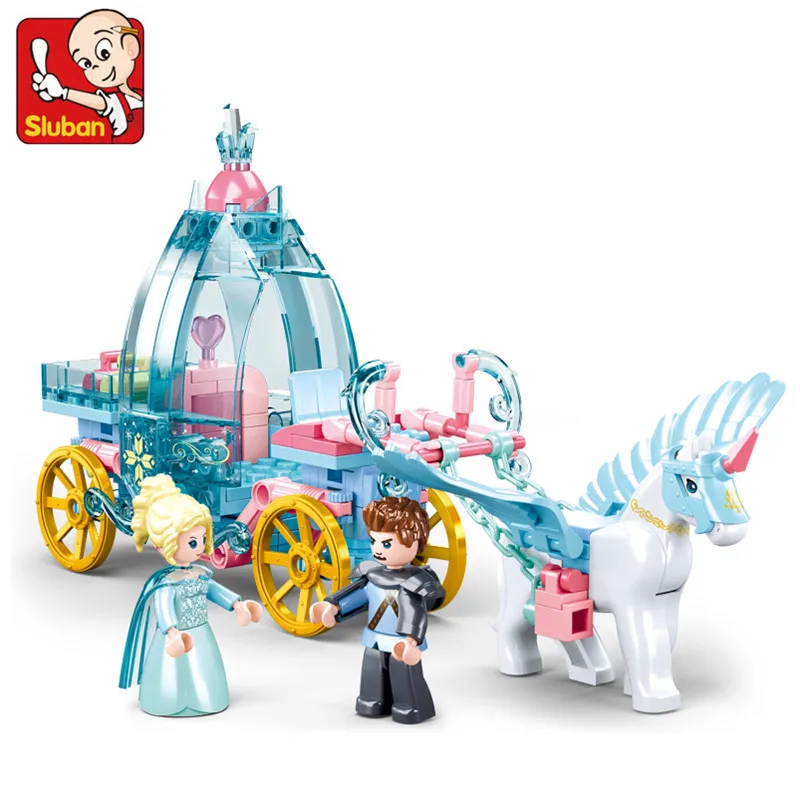 191Pcs Friends Ice and Snow Horse Carriage Building Blocks Sets -191pcs no box - £13.02 GBP