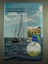 1972 Punda Gorda Isles Florida Ad - Florida's last great water frontier  - $18.49