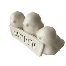 Rae Dunn Happy Easter 3 Chicks Spring Farmhouse Decor Ll By Magenta Ceramic New - £7.84 GBP