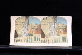 Antique Stereoview Bridge of Sighs Venice Italy Made in USA Color - $14.99