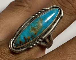 Native American Indian Bell Trading Co Sterling Silver 925 Turquoise Rin... - £114.20 GBP