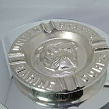 United States Marine Corps Ashtray Made in USA of Solid Alum Chrome Plated image 4