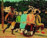 Shanghai China Riding on Wheelbarrow 1910s UNP Universal Postcard Co - £11.18 GBP