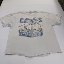 Vtg 2000 New York Yankees Subway Series Champions Mens XL White Graphic T-Shirt  image 14