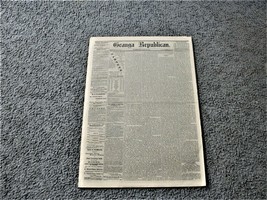 Geauga Republican, Wednesday, March 30, 1881- Chardon, Ohio Newspaper. - £14.83 GBP
