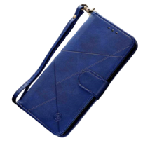 Anymob Samsung Ocean Blue Cat Leather Flip Case Wallet Phone Cover Protection - £22.85 GBP