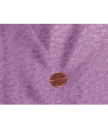 Purple Fabric Muted Print Silky Polyester 3 yd Remnant - £14.80 GBP