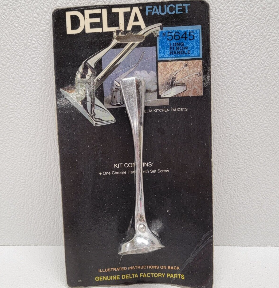 OEM Delta 5645 Long Elbow Handle Replacement for Kitchen Faucet - New Old Stock - £15.52 GBP