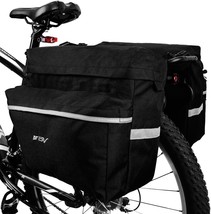 Bv Bike Panniers 26L With Adjustable Hooks - Panniers For Bicycles With Carrying - £35.00 GBP