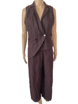 RRP 530€, Sarah Pacini rufflet linen suit, 2 size - £126.41 GBP