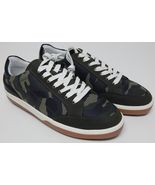 Vince Camuto Pierson Size 10 M Men&#39;s Leather Sneakers Shoes Jungle Camo ... - $62.76 CAD