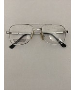 Vtg Stainless Steel SST-1 Double Bridge Silver Aviator Eyeglass Frames 4... - $41.13 CAD