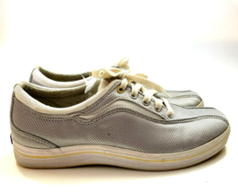 Keds Spirit Silver Snake print Sneaker Tennis Shoes Womens size 7.5 - £19.54 GBP
