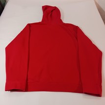 Zelos Men’s Red Cotton Blend Drawstring Hoodie Pullover Sweatshirt Size Large image 2