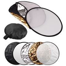80cm Photogenic Photography Studio 5in1 Light Collapsible Reflector KIT ... - £26.37 GBP