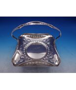 Woodside Sterling Silver Petit Four Basket with swing handle Pierced 9&quot; ... - $1,481.89 CAD