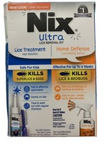 Nix Lice Removal Kit Removes Super Lice &amp; Eggs Solution Comb &amp; Control S... - £23.37 GBP