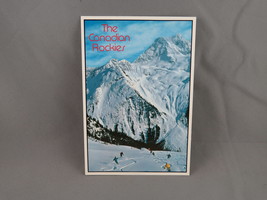 Vintage Postcard - Ski The Canadian Rockies - Alberta Color Productions - $15.00