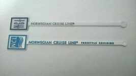 Norwegian Cruise Lines Swizzle Sticks Drink Stirrers NCL 2 different Freestyle - £7.75 GBP
