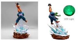 Dragon Bola Z Anime Figures SonGoku vs Piccollo Figurine DBZ Gk PVC Statue 21cm - £25.47 GBP