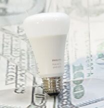 Philips Hue White Color A19 Bluetooth Smart LED Bulb 9290012575 10W 800 Lumens