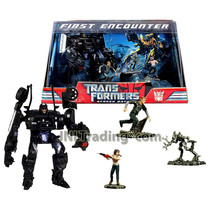 Year 2007 Transformers Movie Screen Battles Figure Set First Encounter Barricade - £79.00 GBP