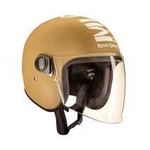   Motorcycle Helmet For Royal Enfield Open Face MLG Helmet with Clear Visor Matt - £118.86 GBP