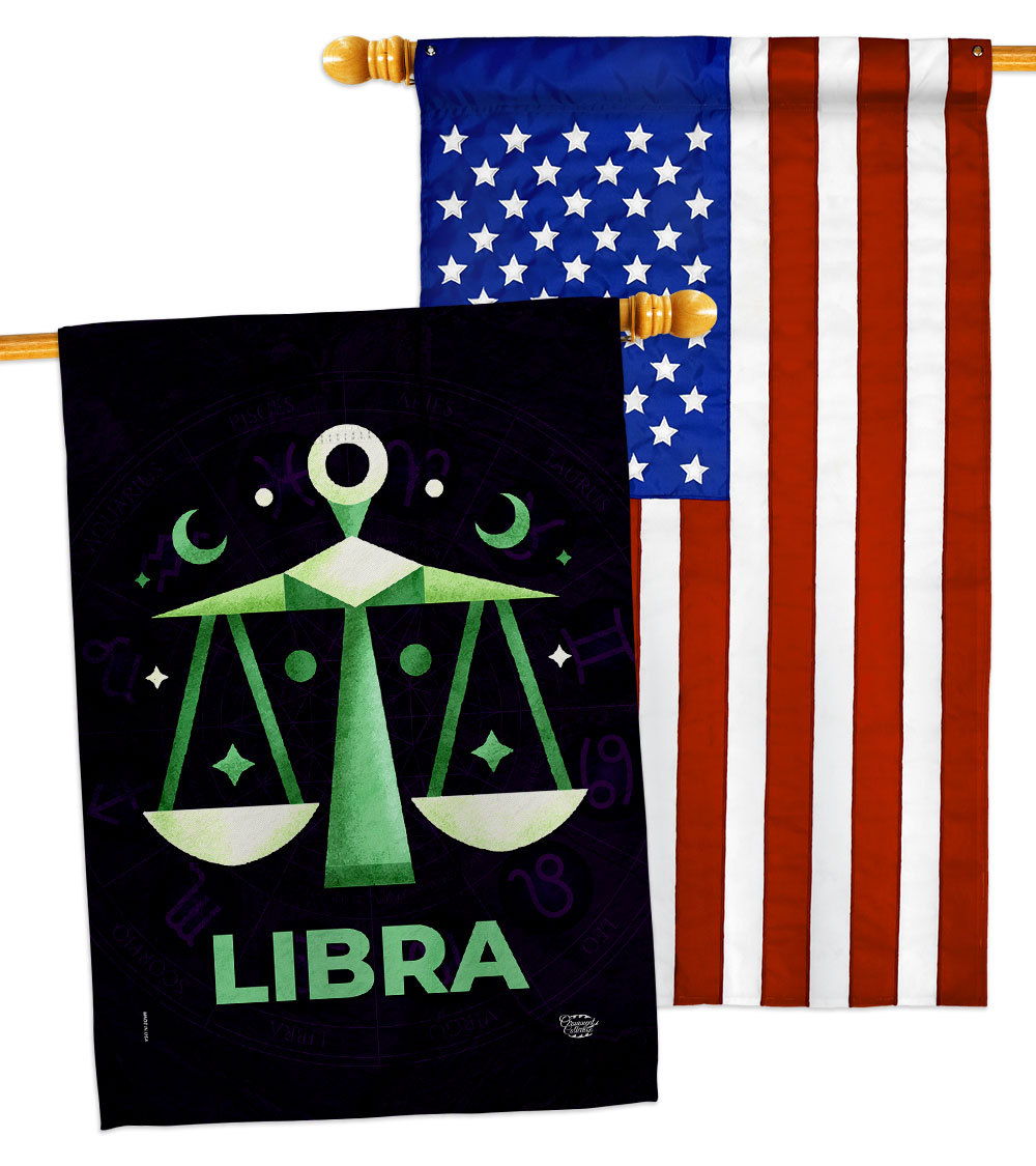 Primary image for Libra House Flags Pack Zodiac 28 X40 Double-Sided Banner