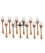 Copper Baby Fork, Flatware, Tableware Home Hotel Restaurant, Length 6.1&quot;... - £36.95 GBP