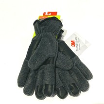 Tek Gear Mens Fleece Gloves Gray Size Small Touch Screen Water Resistant New  - £11.86 GBP