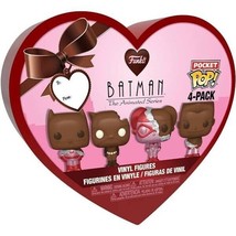 Funko Batman the Animated Series 4 Pack Chocolate Valentine Figures Heart Box - £17.92 GBP