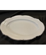 Saladmaster Estate Porzellan 12” Oval Serving Platter Wedding Band Bavaria - $74.95