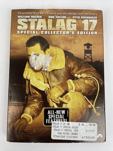 Stalag 17 DVD Video Special Collector&#39;s Edition (1953) w Special Features - $12.86