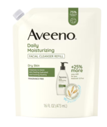 Aveeno Daily Moisturizing Face Wash Refill, Soothing Oat 16.0fl oz - £48.87 GBP