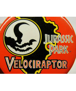 Jurassic Park Collectable Velociraptor Badge Button Pinback Vintage - £10.11 GBP
