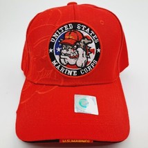 U.S. Marine Corps Officially Licensed Embroidered Hat Cap Red USMC - £13.15 GBP