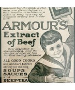 Armours Extract Of Beef Sailor Boy 1900 Victorian Advertisement Soup DWCC11 - €34,19 EUR