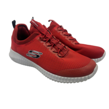 Skechers Men&#39;s Elite Flex Belburn Casual Sneakers 52529 Red/White Size 9M - £29.81 GBP